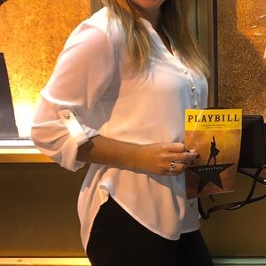 White Pearl Blouse M